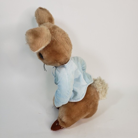 Vtg El Greco Greek Bunny Peter Rabbit w/Blue Coat Handmade Stuffed Animal Plush - Picture 5 of 9